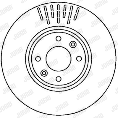 562267J JURID Тормозной диск (фото 1)