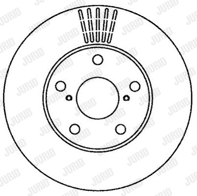 562269JC JURID Тормозной диск (фото 1)