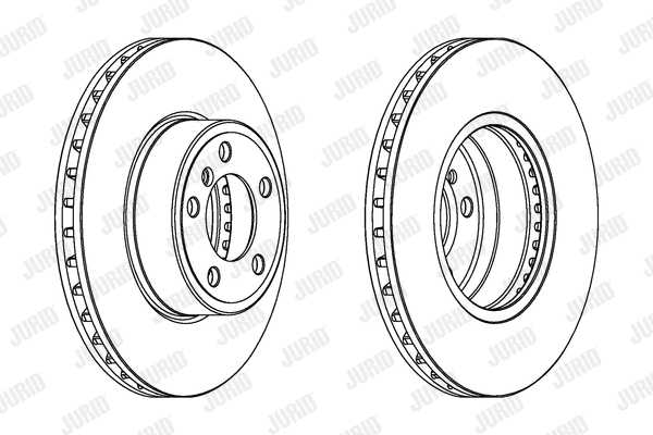 562272JC JURID Тормозной диск (фото 1)