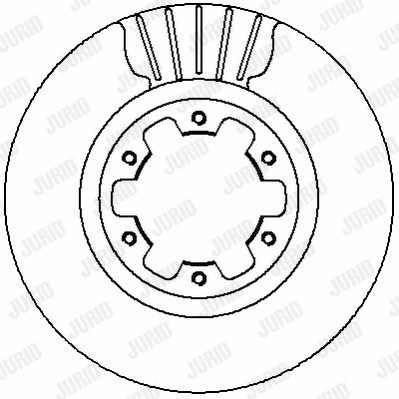 562279J JURID Тормозной диск (фото 1)