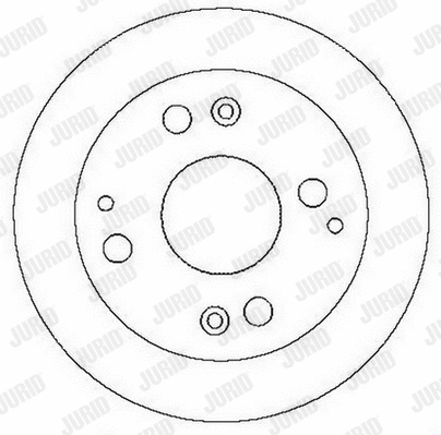 562282J-1 JURID Тормозной диск (фото 1)