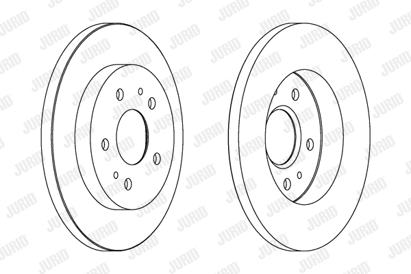 562291J JURID Тормозной диск (фото 1)