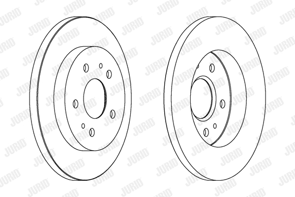 562291JC-1 JURID Тормозной диск (фото 1)