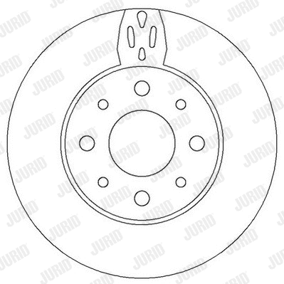 562296JC JURID Тормозной диск (фото 1)