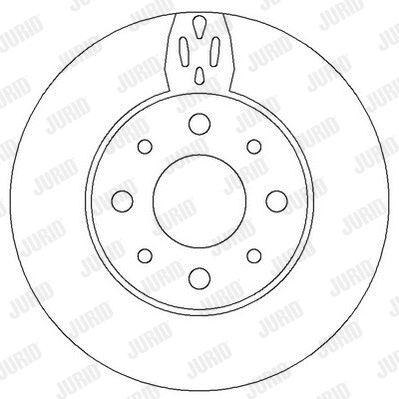 562296JC-1 JURID Тормозной диск (фото 1)
