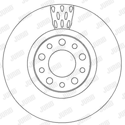 562299JC-1 JURID Тормозной диск (фото 1)