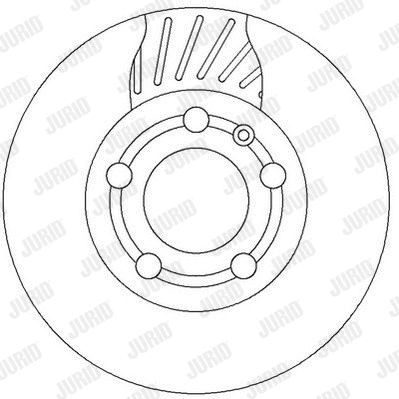562307JC JURID Тормозной диск (фото 1)