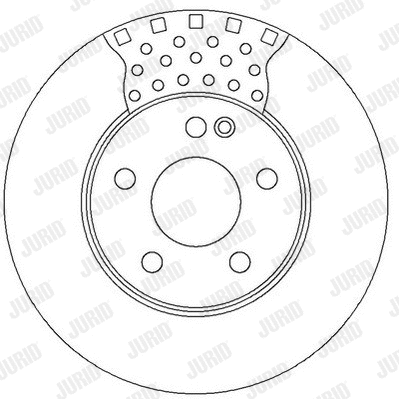 562314JC JURID Тормозной диск (фото 1)
