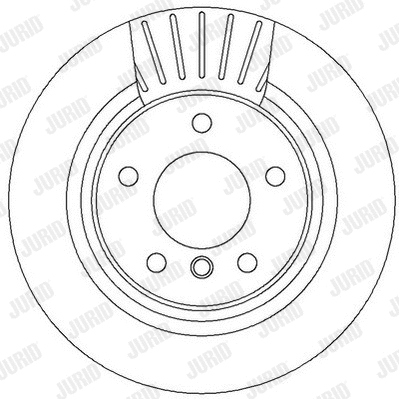 562316JC JURID Тормозной диск (фото 1)