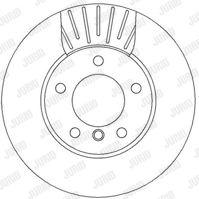 562317J JURID Тормозной диск (фото 1)