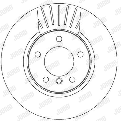 562320JC JURID Тормозной диск (фото 1)