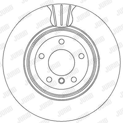 562334JC JURID Тормозной диск (фото 1)