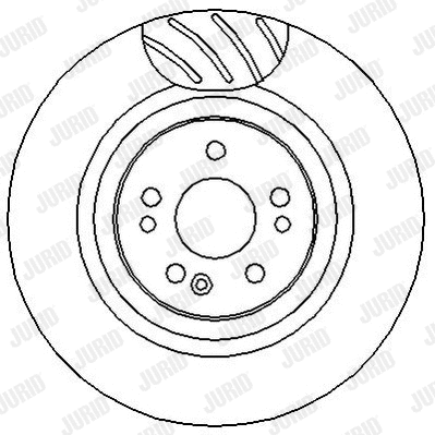 562341J JURID Тормозной диск (фото 1)