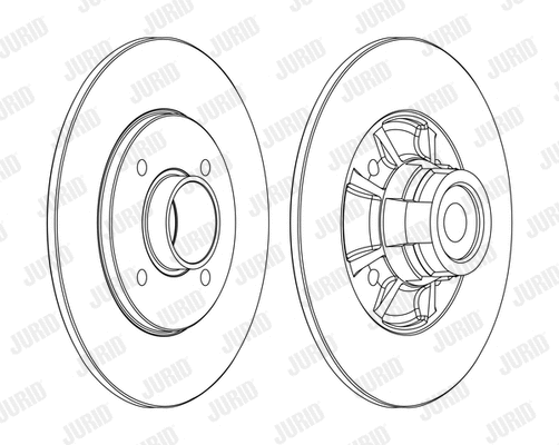 562367JC-1 JURID Тормозной диск (фото 1)
