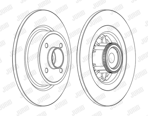 562368J JURID Тормозной диск (фото 2)