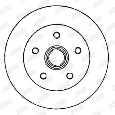 562371J JURID Тормозной диск (фото 1)