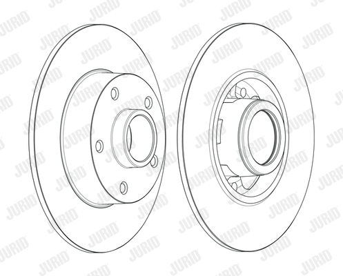 562371J JURID Тормозной диск (фото 2)