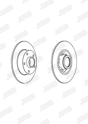562371JC JURID Тормозной диск (фото 1)