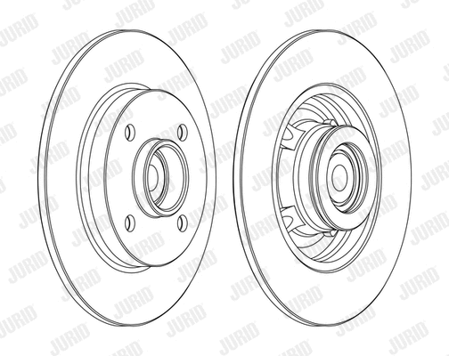 562373J JURID Тормозной диск (фото 1)