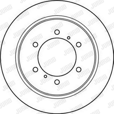 562380J JURID Тормозной диск (фото 1)