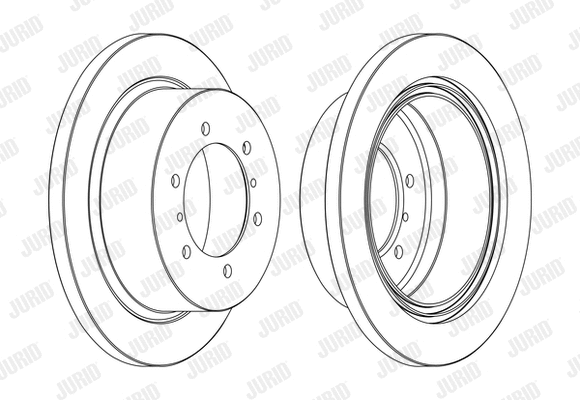 562380J JURID Тормозной диск (фото 2)