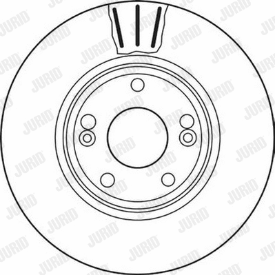 562381JC JURID Тормозной диск (фото 1)