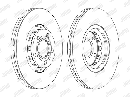 562383JC-1 JURID Тормозной диск (фото 1)