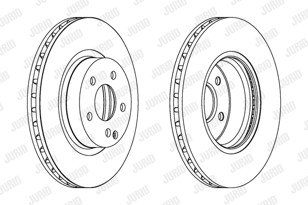 562386JC JURID Тормозной диск (фото 1)