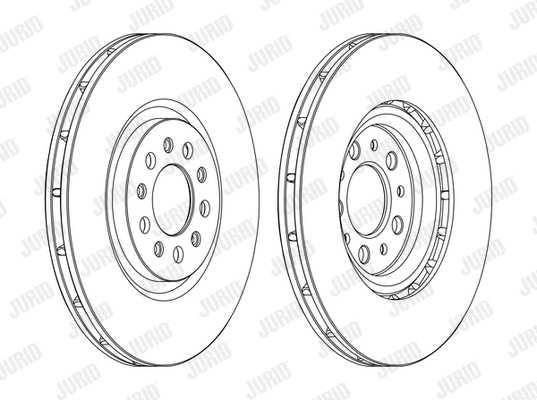 562391JC JURID Тормозной диск (фото 1)