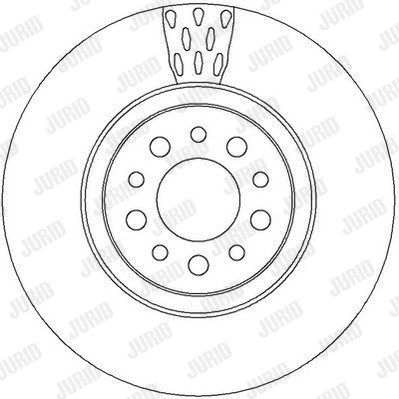 562391JC JURID Тормозной диск (фото 3)