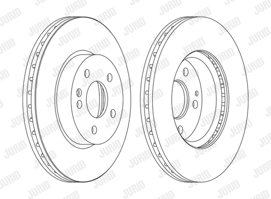 562392J JURID Тормозной диск (фото 1)