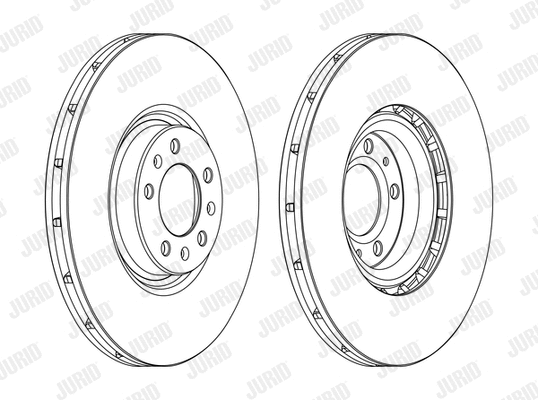 562398JC-1 JURID Тормозной диск (фото 1)