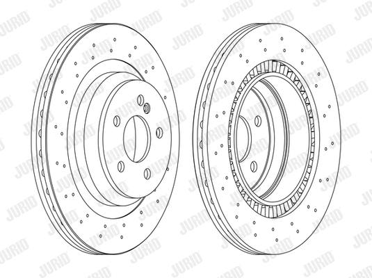 562400JC-1 JURID Тормозной диск (фото 1)
