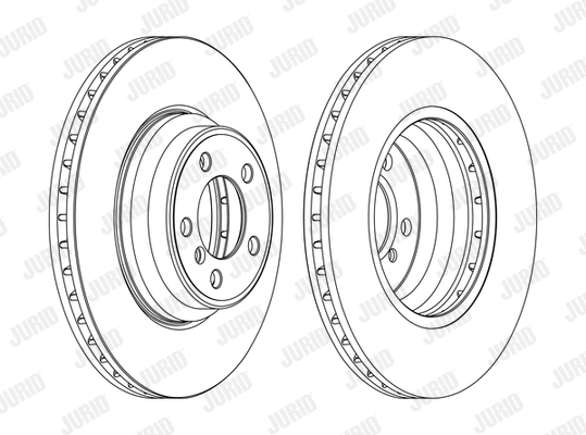 562401J JURID Тормозной диск (фото 2)
