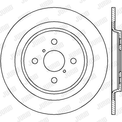 562422J JURID Тормозной диск (фото 1)