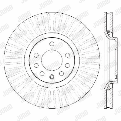 562423J JURID Тормозной диск (фото 3)