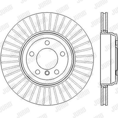 562437J JURID Тормозной диск (фото 1)