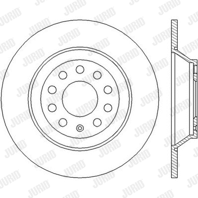 562438J JURID Тормозной диск (фото 1)