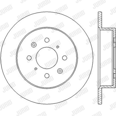 562440JC-1 JURID Тормозной диск (фото 1)