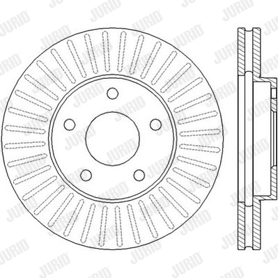 562441JC-1 JURID Тормозной диск (фото 1)