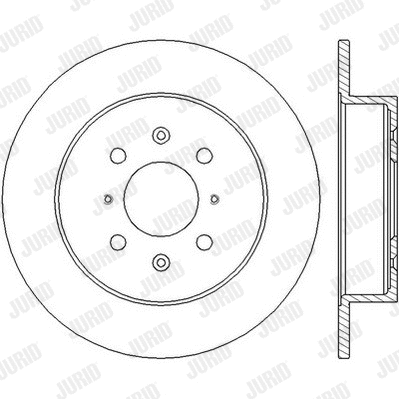 562447J JURID Тормозной диск (фото 1)