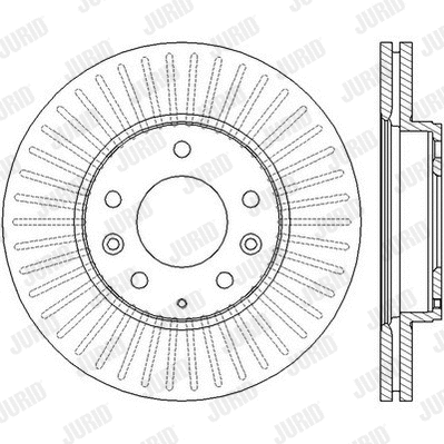 562449J JURID Тормозной диск (фото 1)