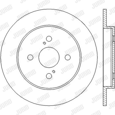 562451JC-1 JURID Тормозной диск (фото 1)