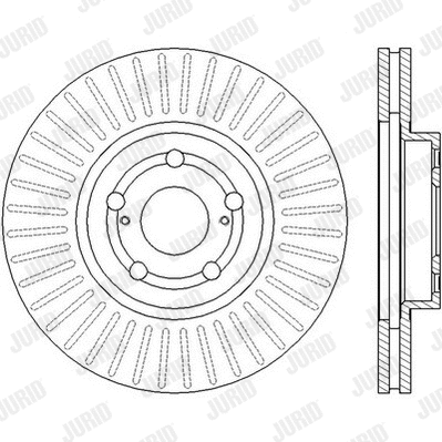 562453JC-1 JURID Тормозной диск (фото 1)