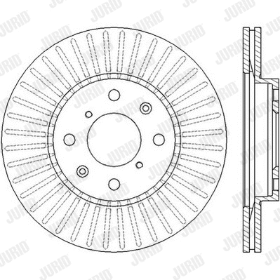 562456JC-1 JURID Тормозной диск (фото 1)
