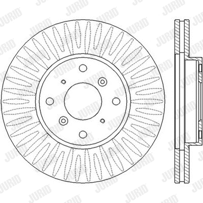 562458J-1 JURID Тормозной диск (фото 1)