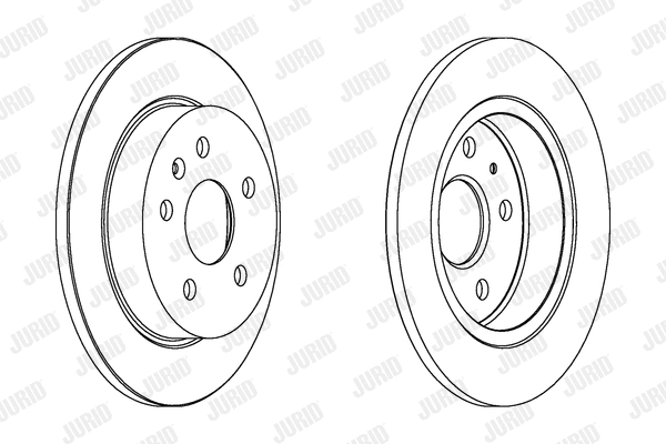 562461JC JURID Тормозной диск (фото 1)