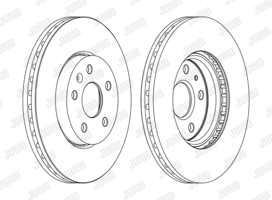 562462JC-1 JURID Тормозной диск (фото 1)