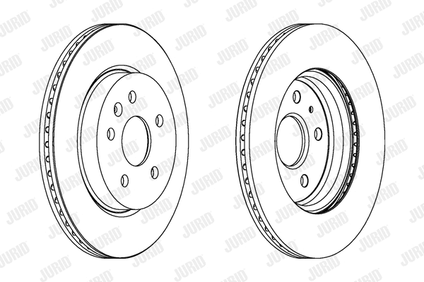 562463JC JURID Тормозной диск (фото 1)