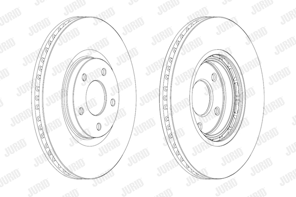 562465J JURID Тормозной диск (фото 1)